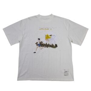 SATISFY Mothtech Eagle T-Shirt 'Off White' Size M